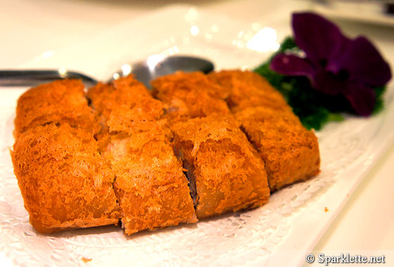 Deep fried duck with yam