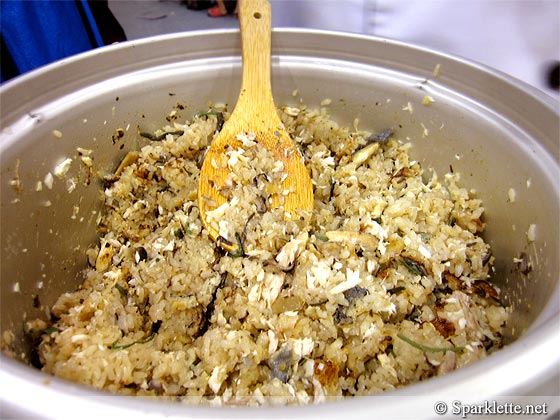 Amberjack claypot rice