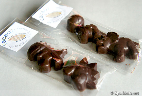 Chocolate dinosaurs