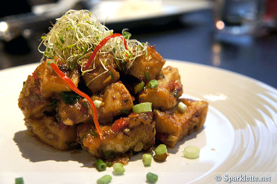 Crispy fried tofu