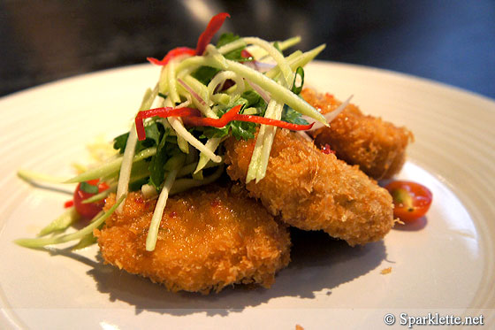 Thai prawn and crab cakes