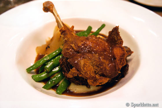 Confit of French duck leg