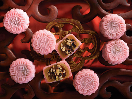 Dark Rocher chocolate snowskin mooncakes from Fairmont Hotel Singapore