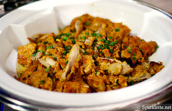 Ayam Panggang (roasted chicken with fresh spices)