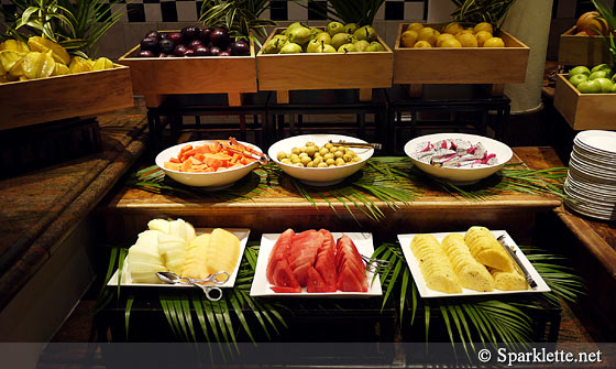 Fruit station at Buka Puasa Buffet, Asian Market Café, Fairmont Singapore Hotel