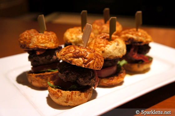 Mini Wagyu burgers