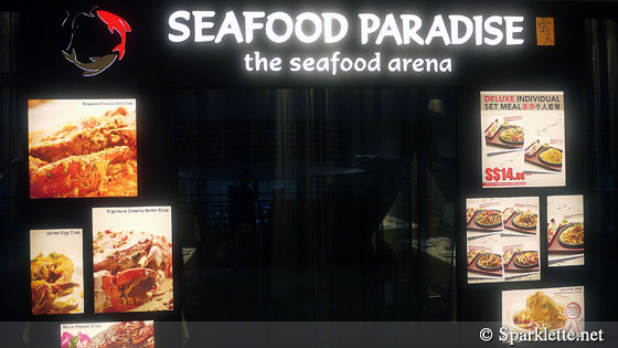 Seafood Paradise restaurant at Changi Airport, Singapore