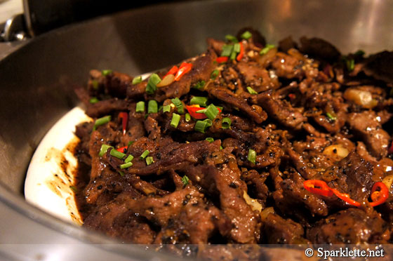 Black pepper beef