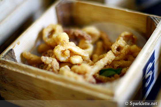 Spicy salted egg squid
