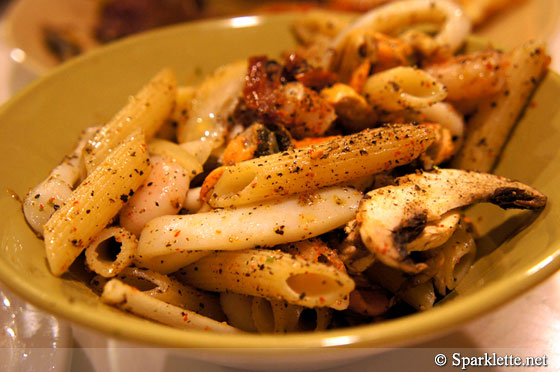 Penne aglio olio