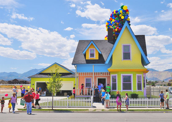 Disney Pixar 'Up' house replica in Utah