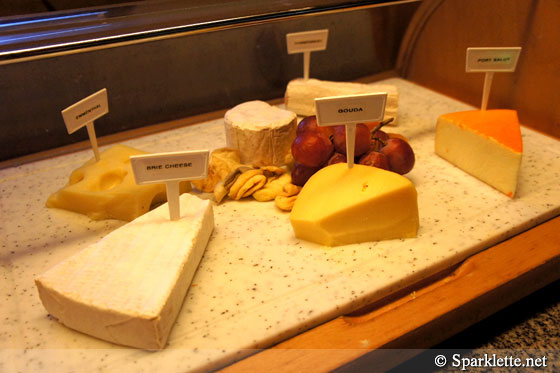 Assorted cheeses