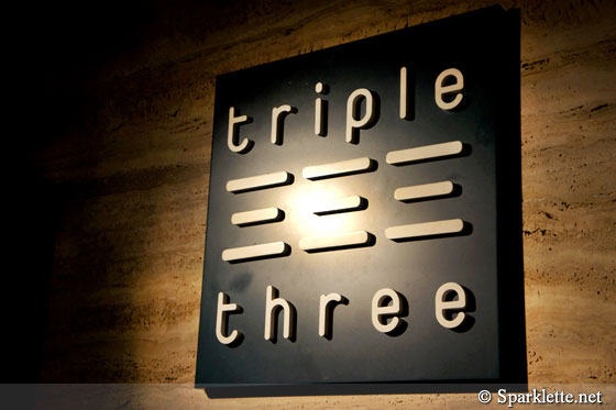 Triple Three restaurant at Mandarin Orchard Singapore