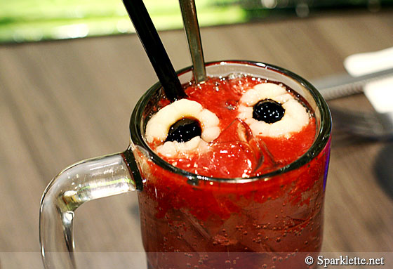 Bloody Eyeballs Halloween drink