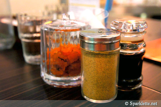 5 levels of spiciness at CoCo Ichibanya Curry House, Singapore