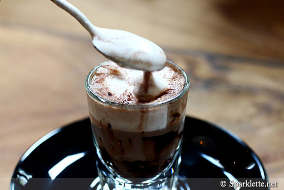 Babycino hot chocolate