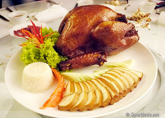 Poached soy sauce turkey with tau kwa and fragrant rice