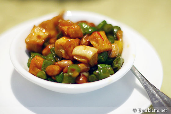 Beancurd with French beans