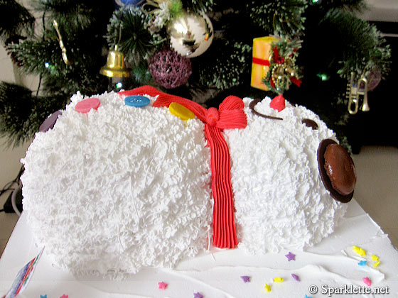 Frosty Snowman Christmas cake