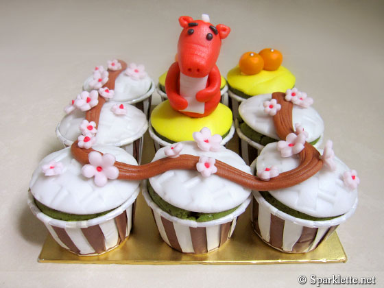 Chinese New Year cupcakes from MetroCakes, Singapore