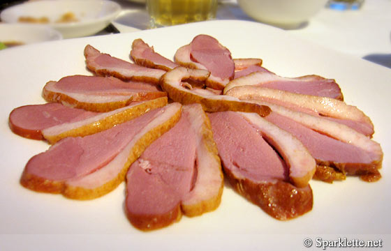 Smoked duck breast