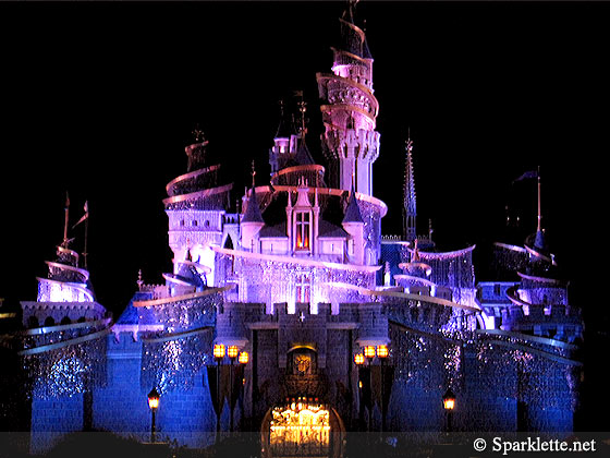Hong Kong Disneyland - Sleeping Beauty Castle at night