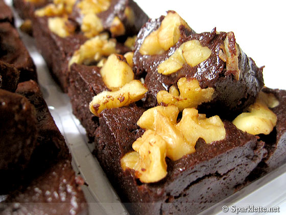 Valentine's Day brownies from Baked and Eaten, Singapore