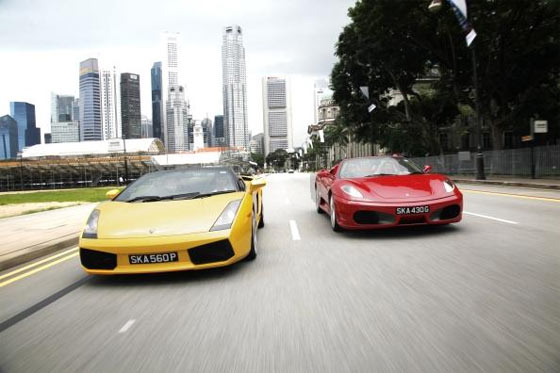 Ferrari and Lamborghini