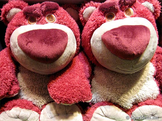 Lots-O'-Huggin' Bear toy at Disneyland