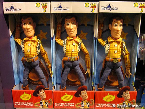 Woody toy at Disneyland