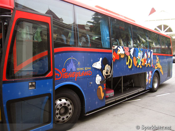 Hong Kong Disneyland bus