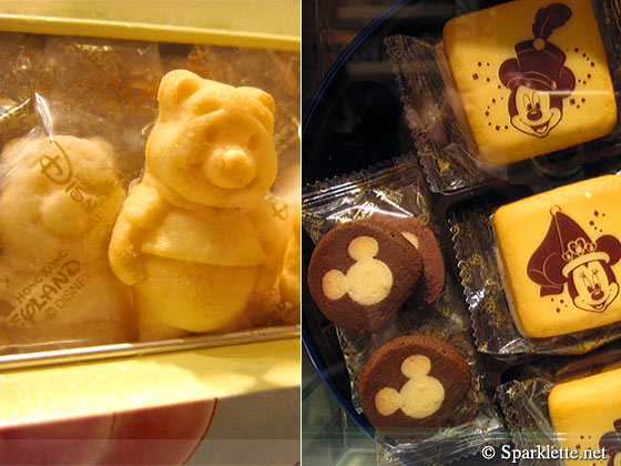 Winnie the Pooh and Mickey Mouse cookies