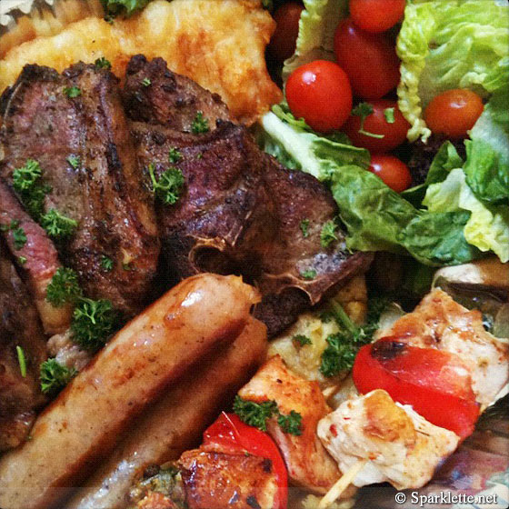 Mixed grill platter