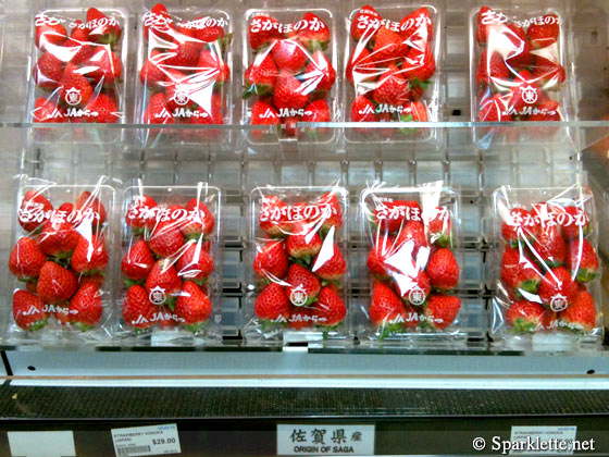 Honoka strawberries from Saga, Japan