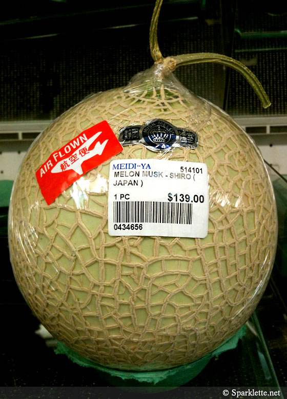 Muskmelons from Shizuoka, Japan