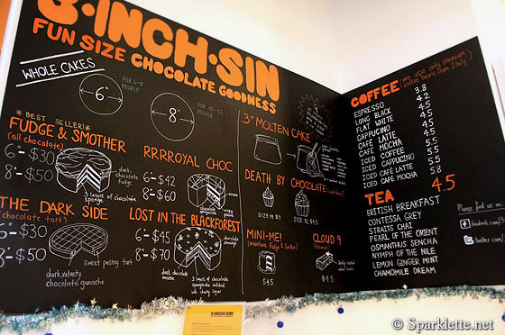 3 Inch Sin menu