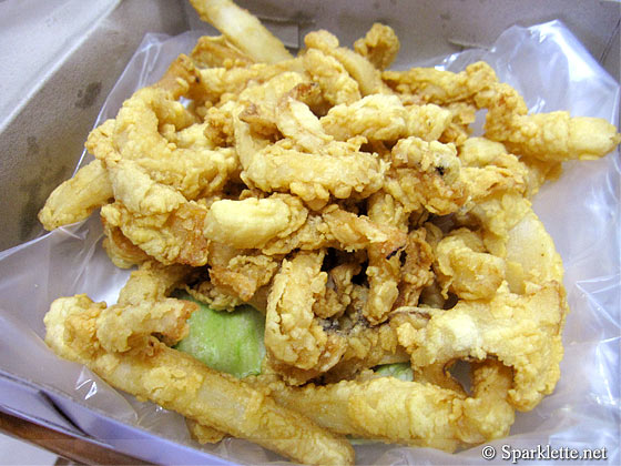 Deep fried cuttlefish