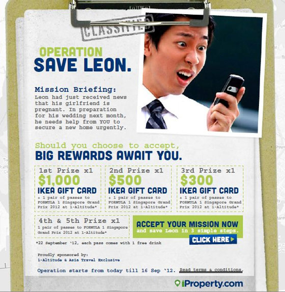 Operation Save Leon at iProperty Singapore