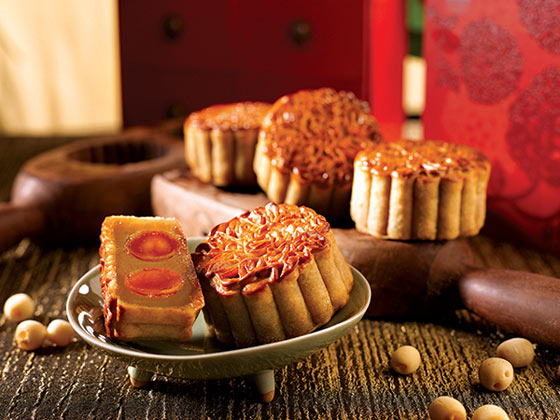 Traditional mooncakes