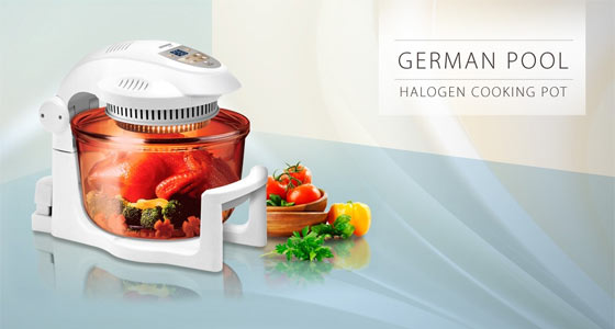 German Pool halogen cooking pot