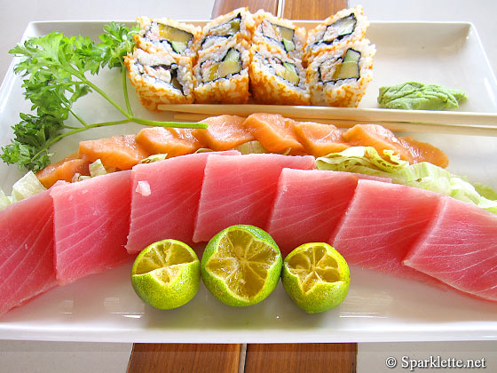 Sushi and sashimi