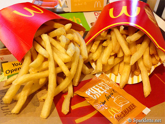 McDonald's cheese shaker fries