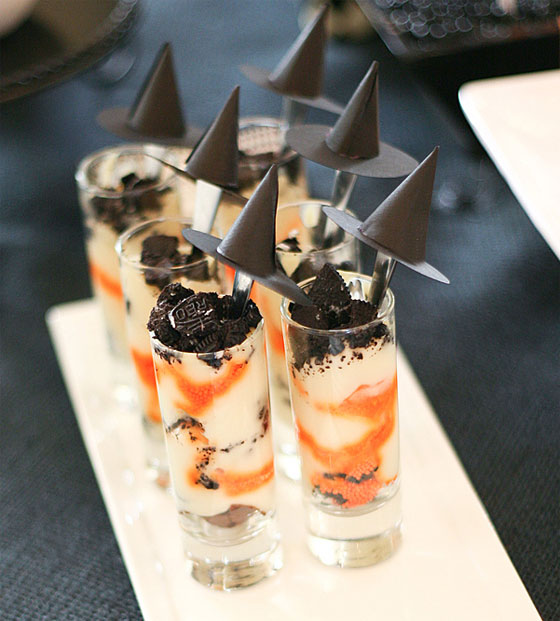 Halloween parfaits