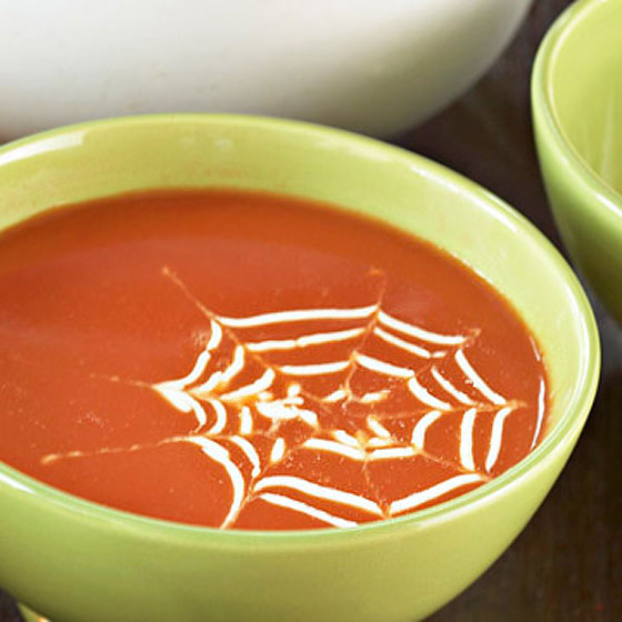 Spiderweb soup topping