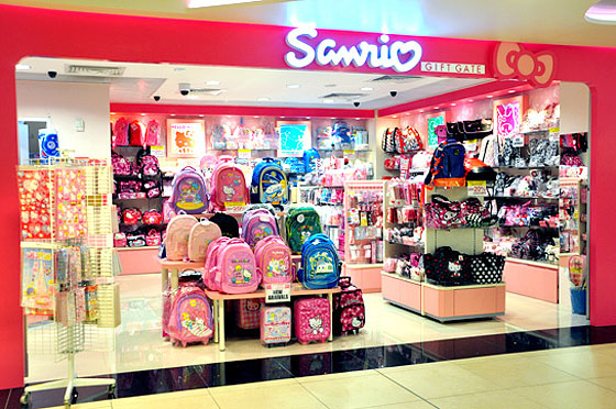 Sanrio Hello Kitty shop at Changi Airport Terminal 3
