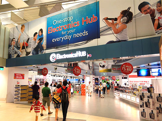 Electronics Hub at Changi Airport Terminal 3