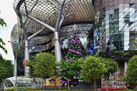 At ION Orchard, witness Chanel's tallest festive installation in