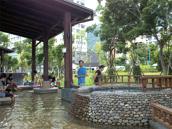 Jiaoxi Hot Spring Park, Yilan, Taiwan