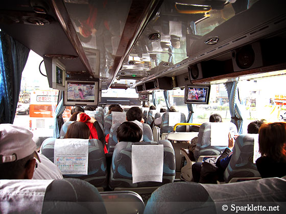 On Kamalan bus from Taipei on Yilan