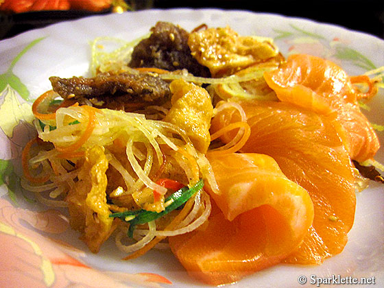 Chinese New Year yusheng from umisushi, Singapore